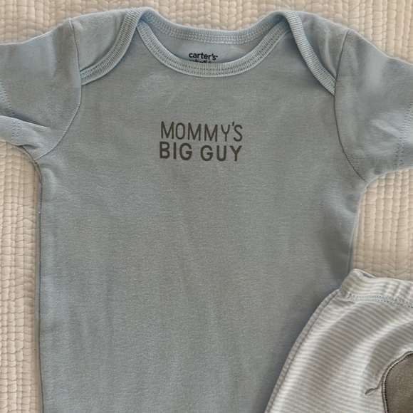 6 month “mommy’s big guy” with elephant bottoms - Picture 2 of 8